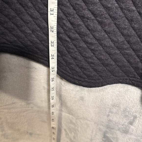 L.L. Bean shirt jacket men’s large tall pockets soft quilted dark gray snaps - Picture 9 of 16